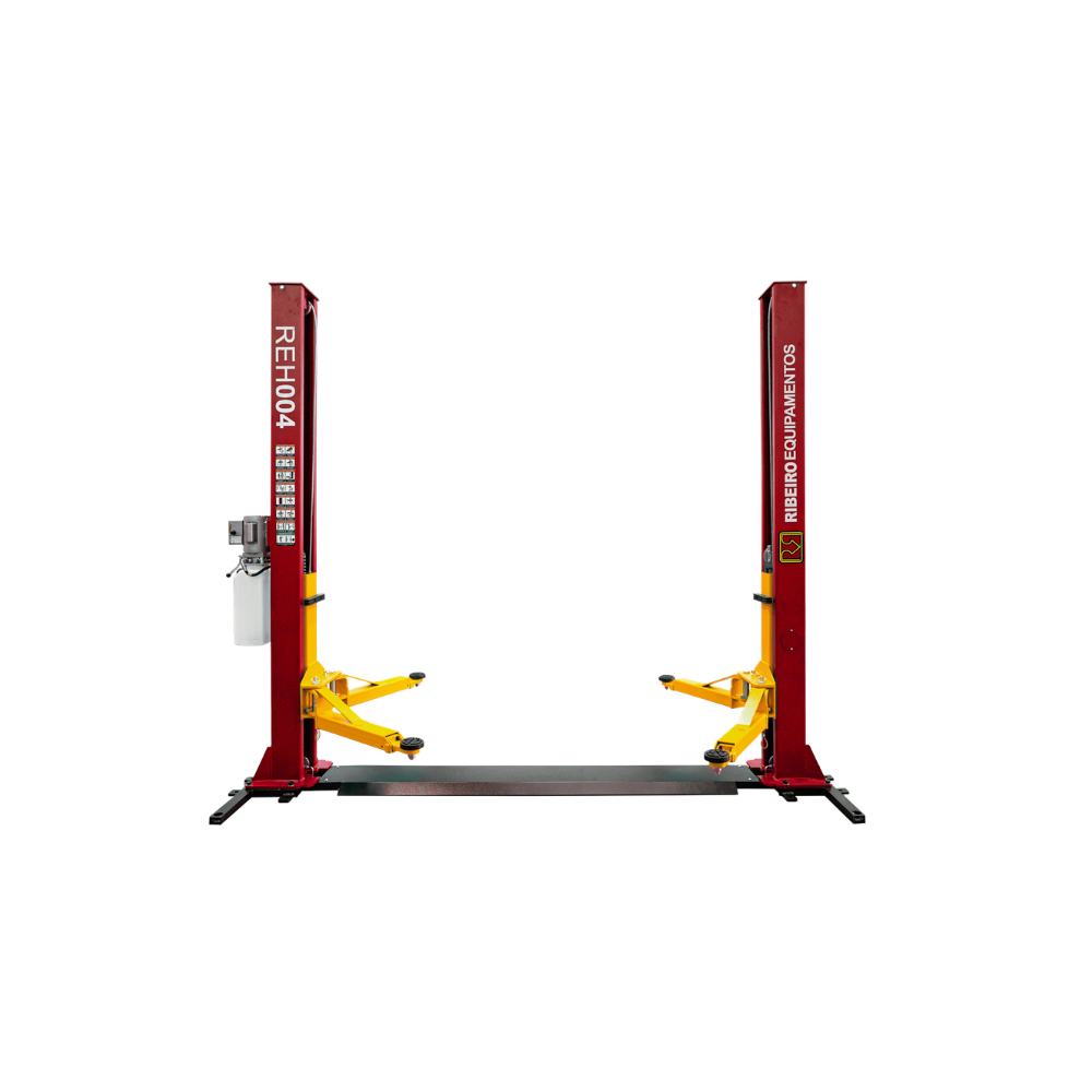 Elevador Automotivo 4.000 kg com Base – Vermelho