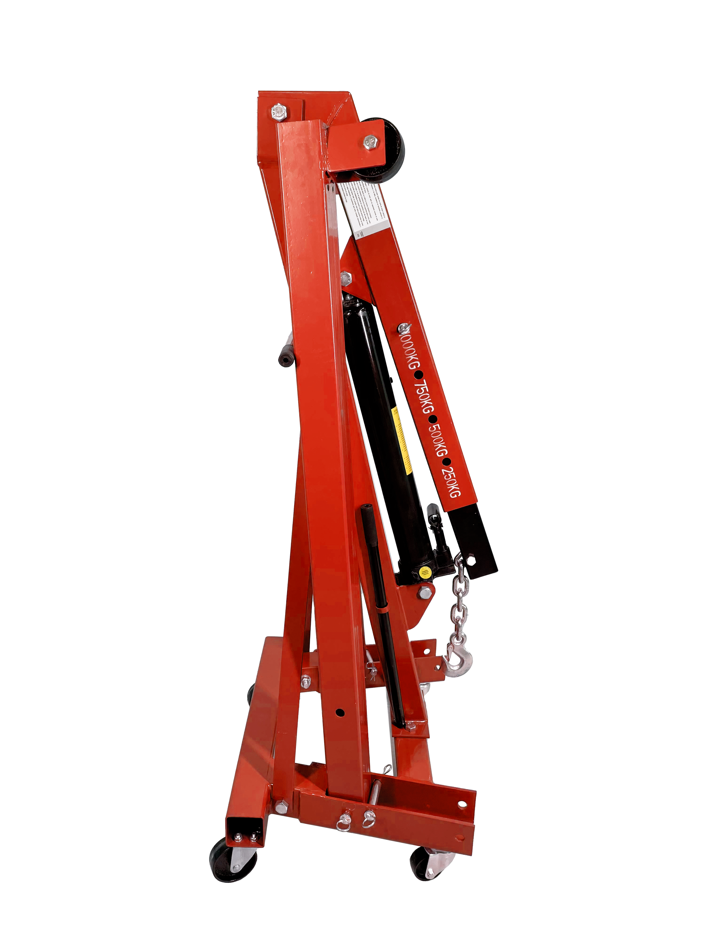 Guincho Hidráulico Dobrável 1 Ton – Vermelho