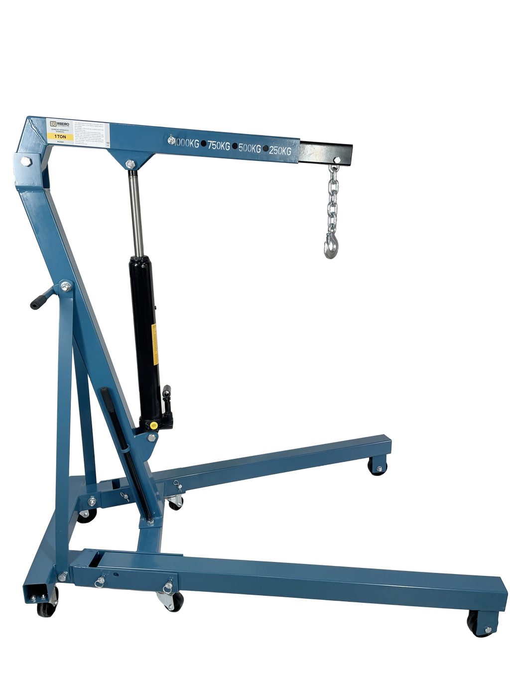 Guincho Hidráulico Dobrável 1 Ton – Azul