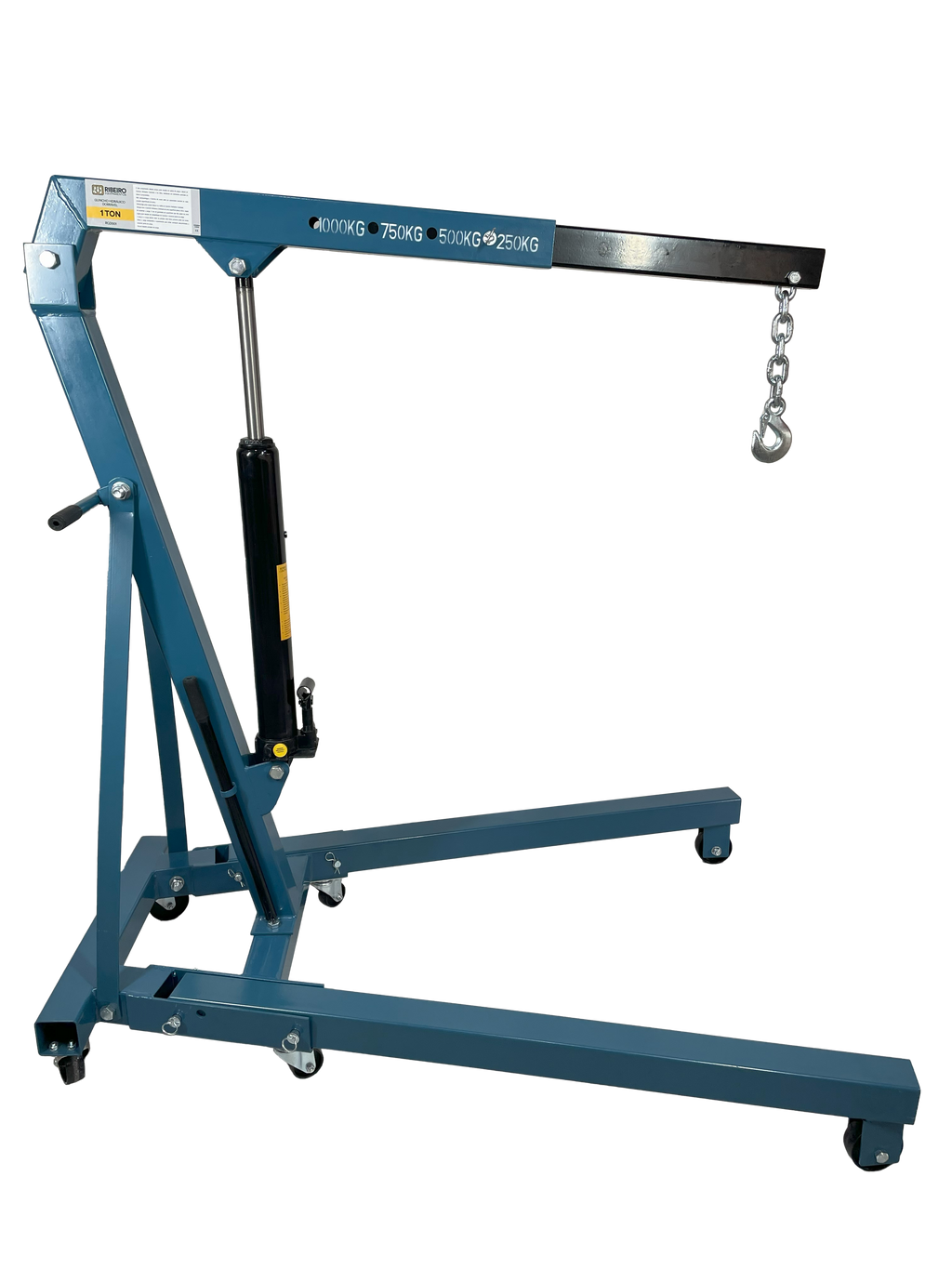Guincho Hidráulico Dobrável 1 Ton – Azul