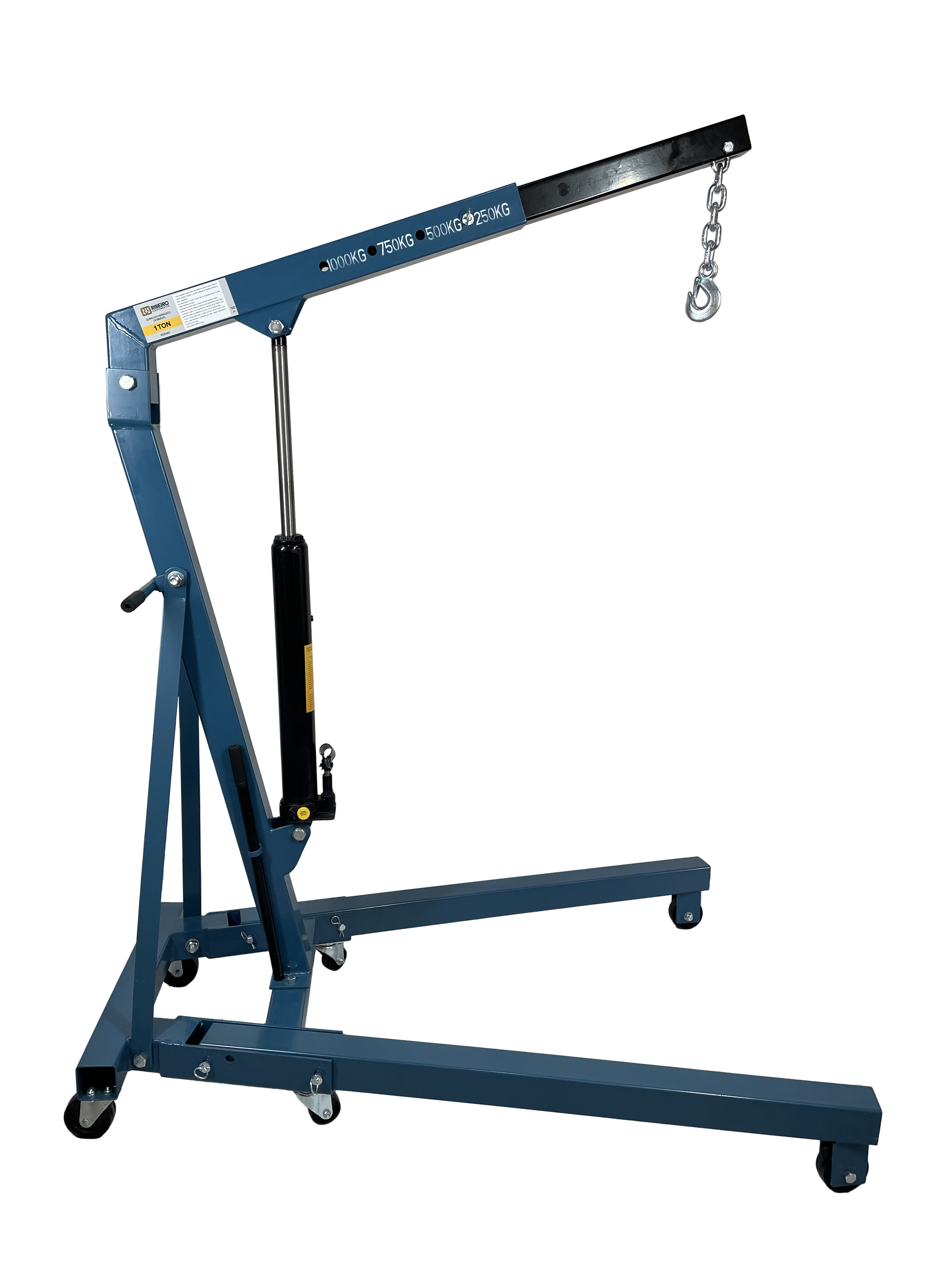 Guincho Hidráulico Dobrável 1 Ton – Azul