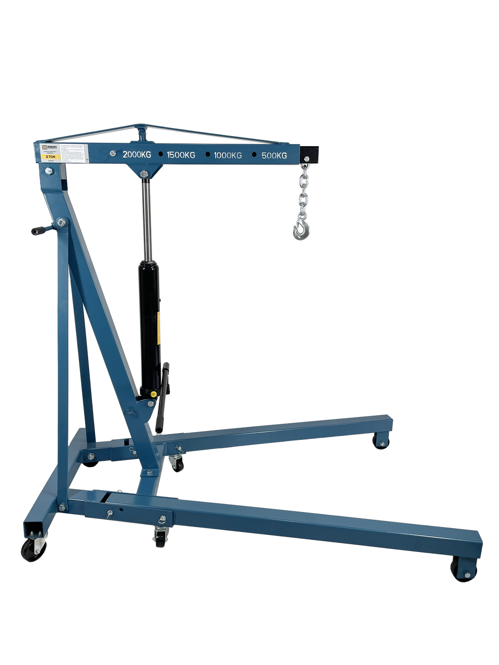 Guincho Hidráulico Dobrável 2 Ton – Azul