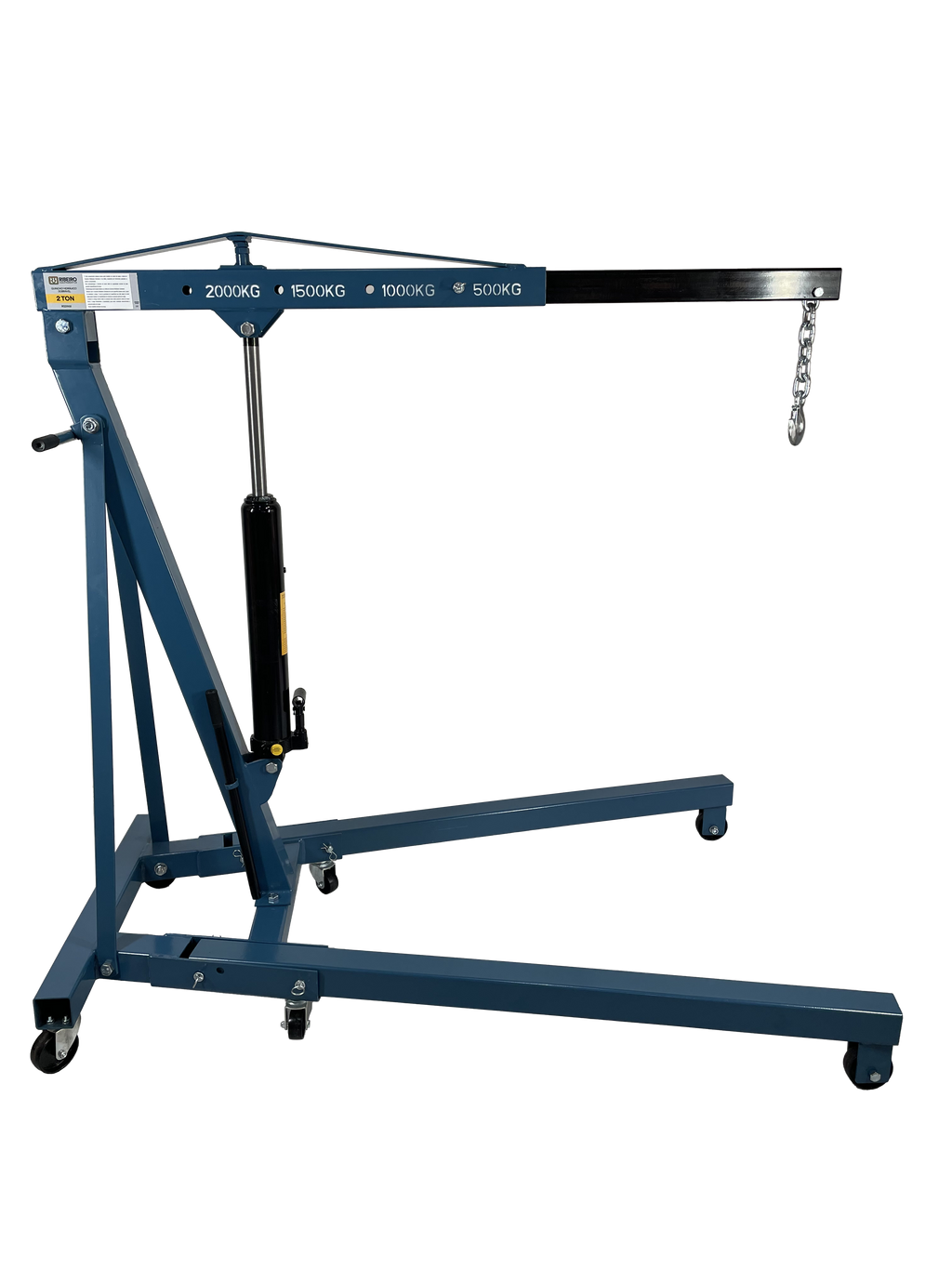 Guincho Hidráulico Dobrável 2 Ton – Azul