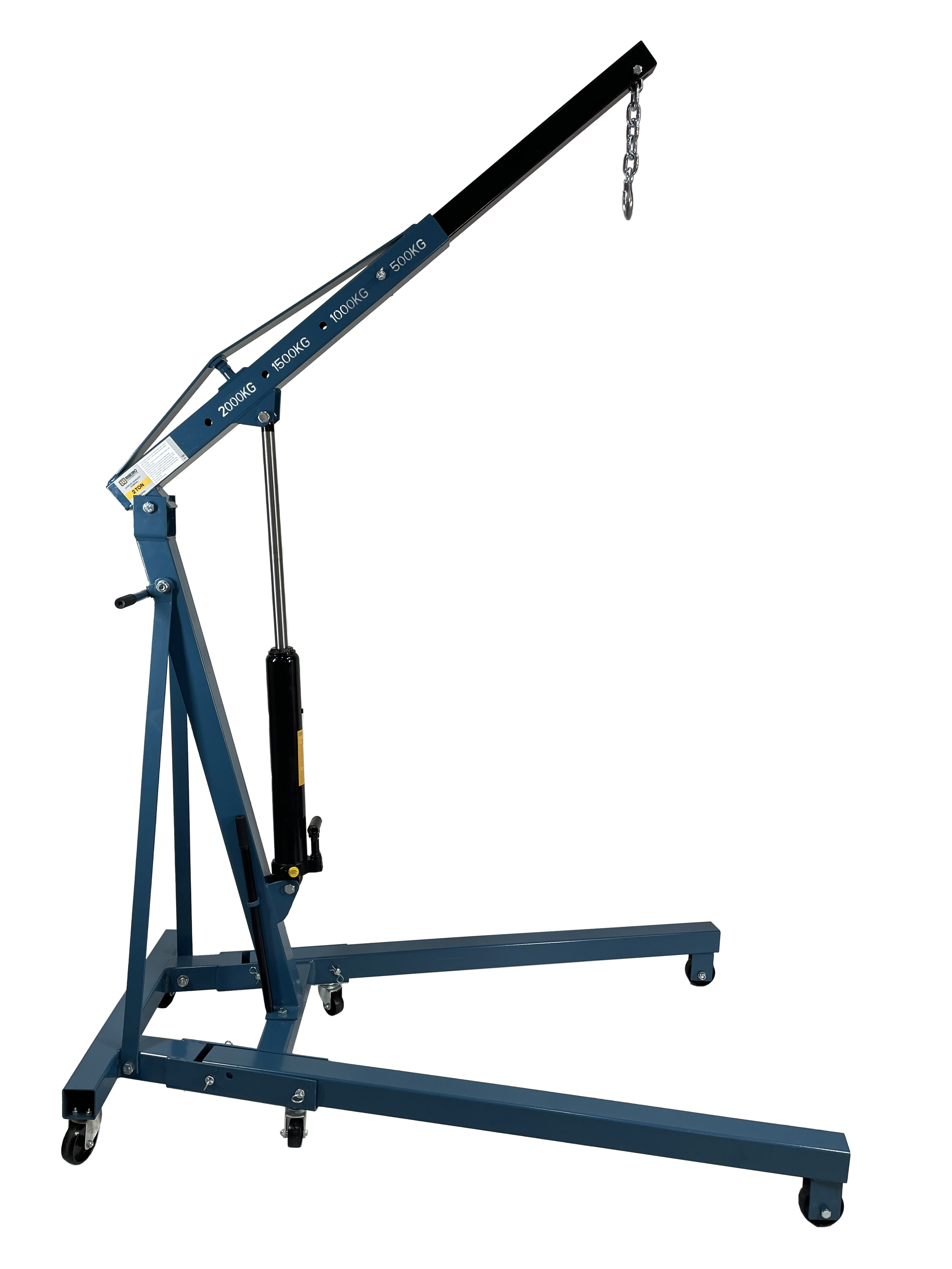 Guincho Hidráulico Dobrável 2 Ton – Azul