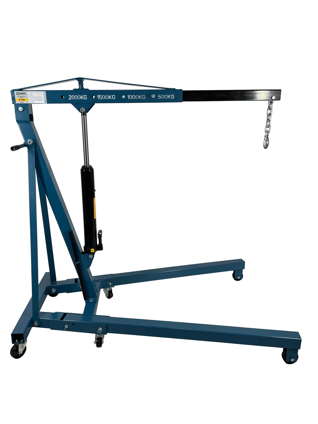 Guincho Hidráulico Dobrável 2 Ton – Azul