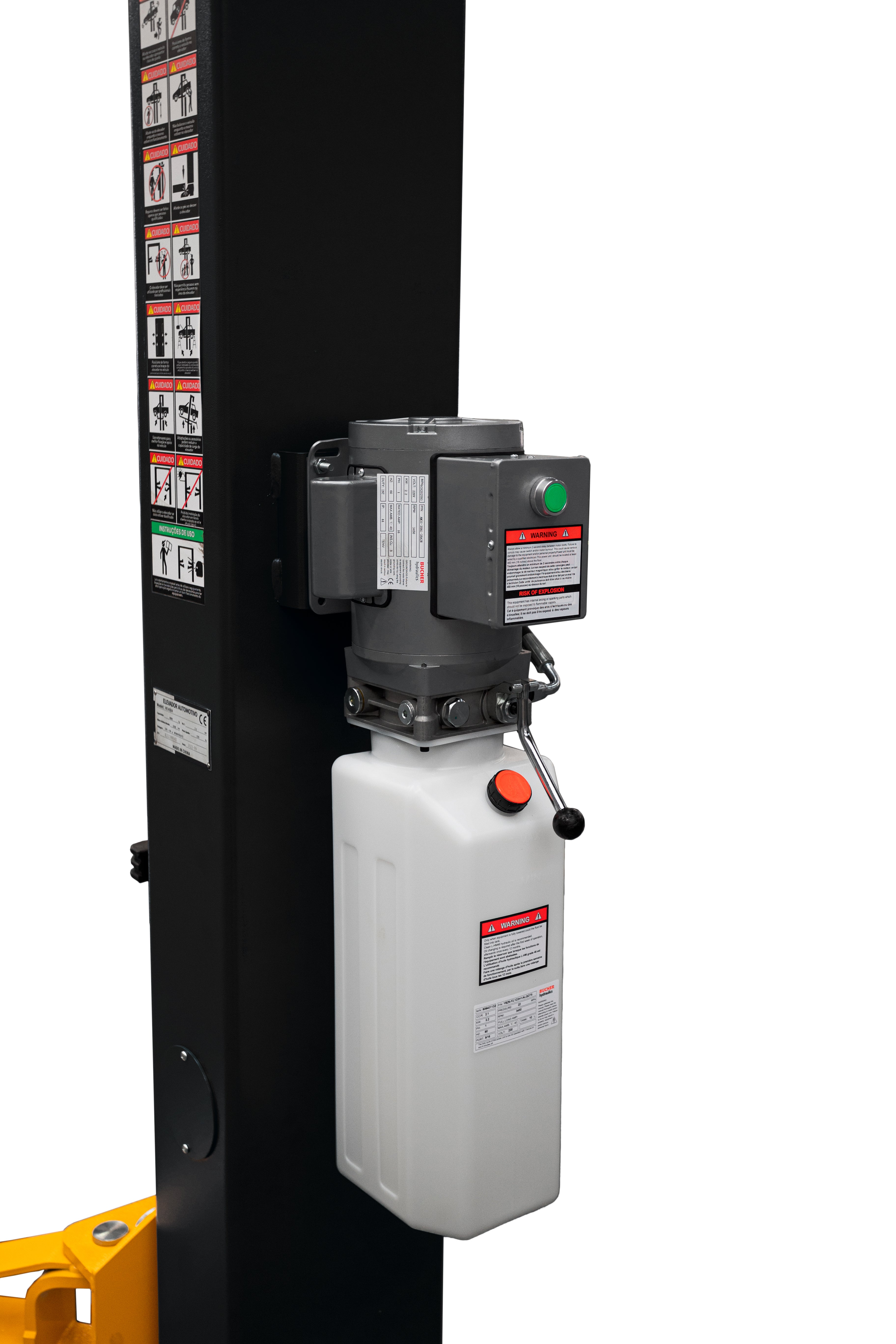 Elevador Automotivo 4.000 kg com Base – Preto