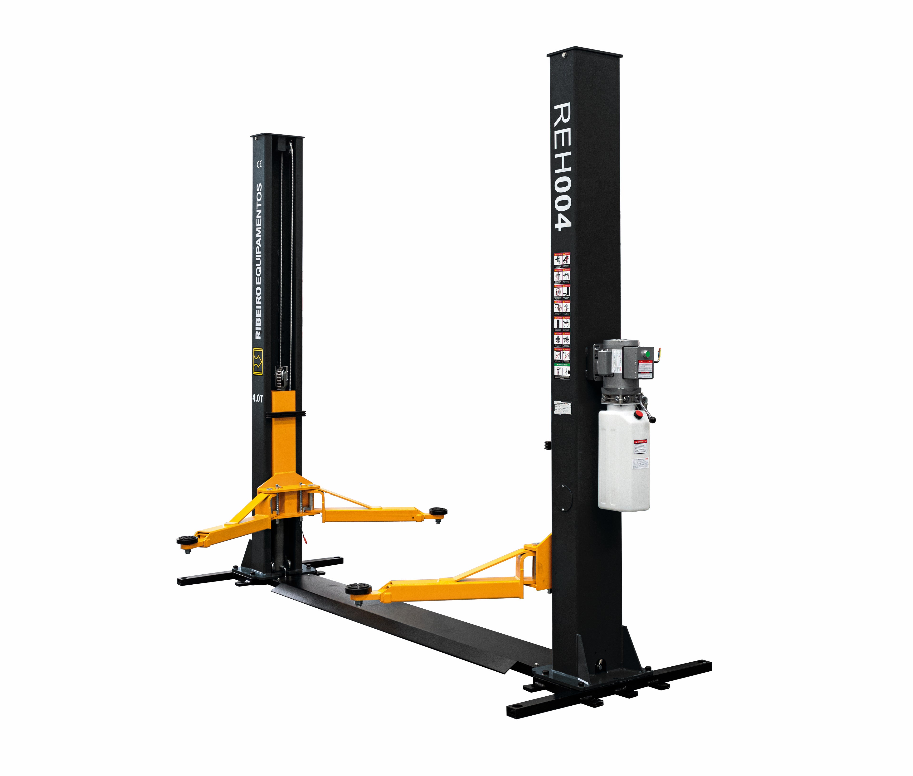 Elevador Automotivo 4.000 kg com Base – Preto