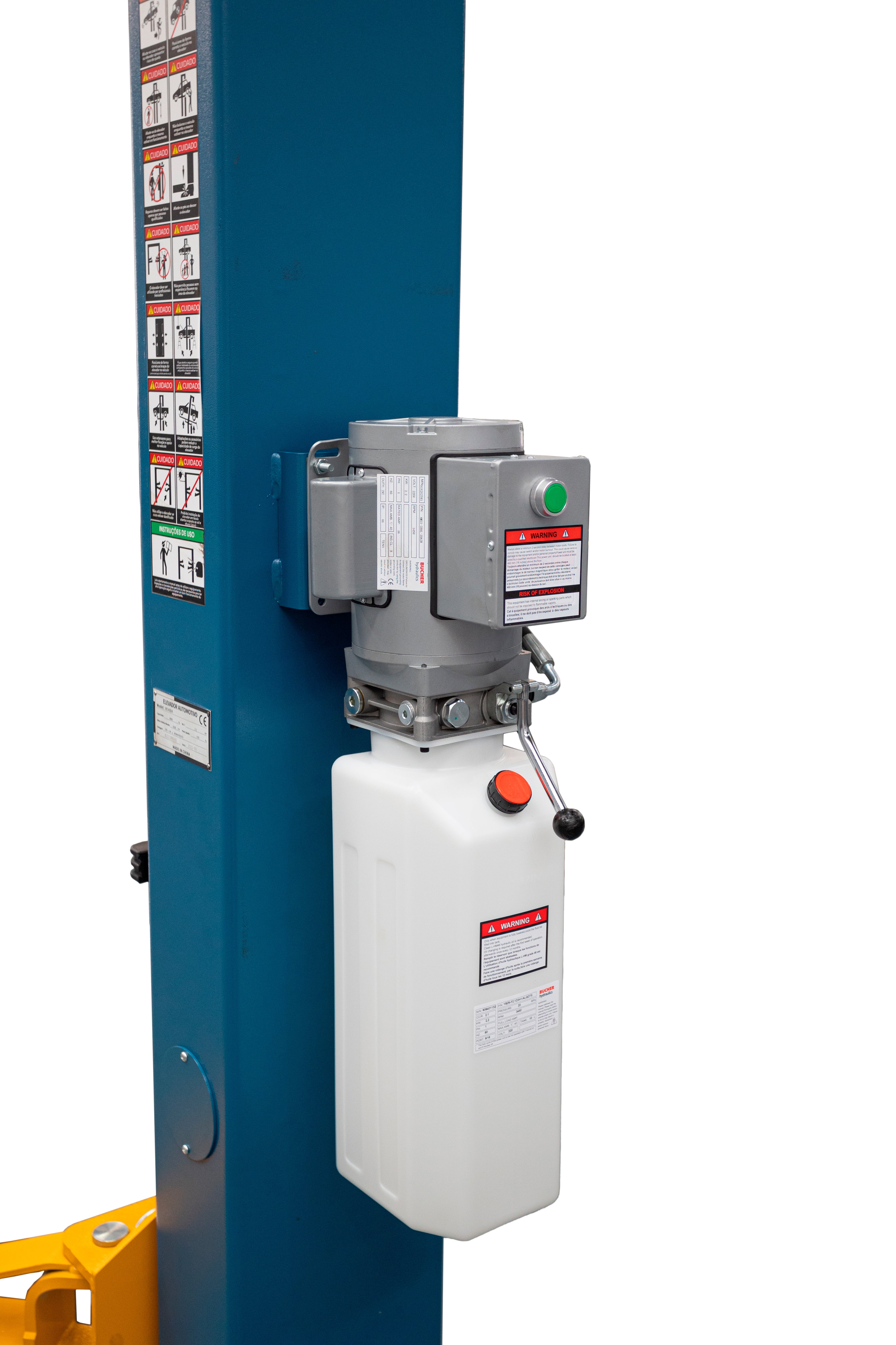 Elevador Automotivo 4.000 kg com Base – Azul