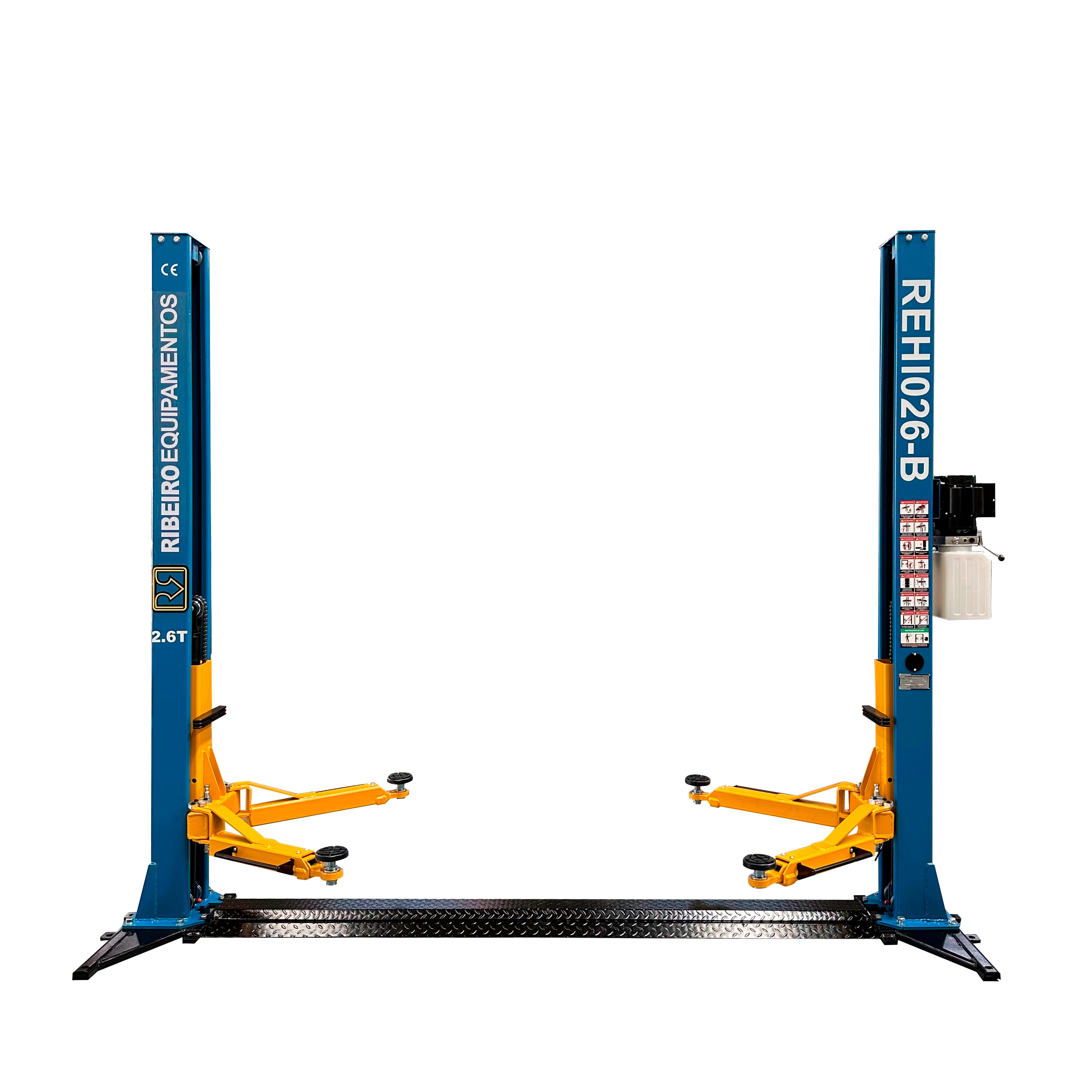 Elevador Automotivo 2.600 kg com Base – Azul