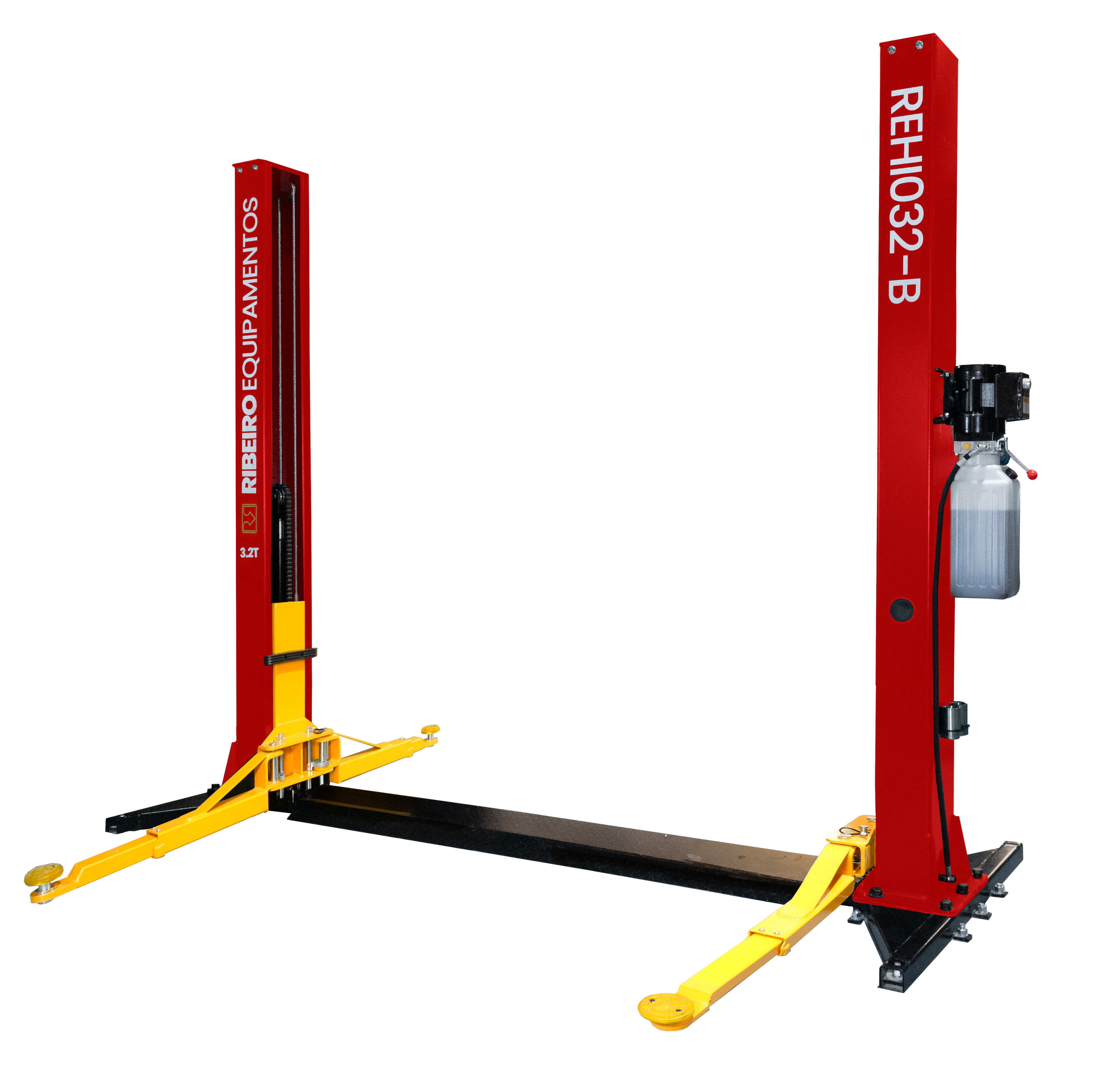 Elevador Automotivo 3.200 kg com Base – Vermelho
