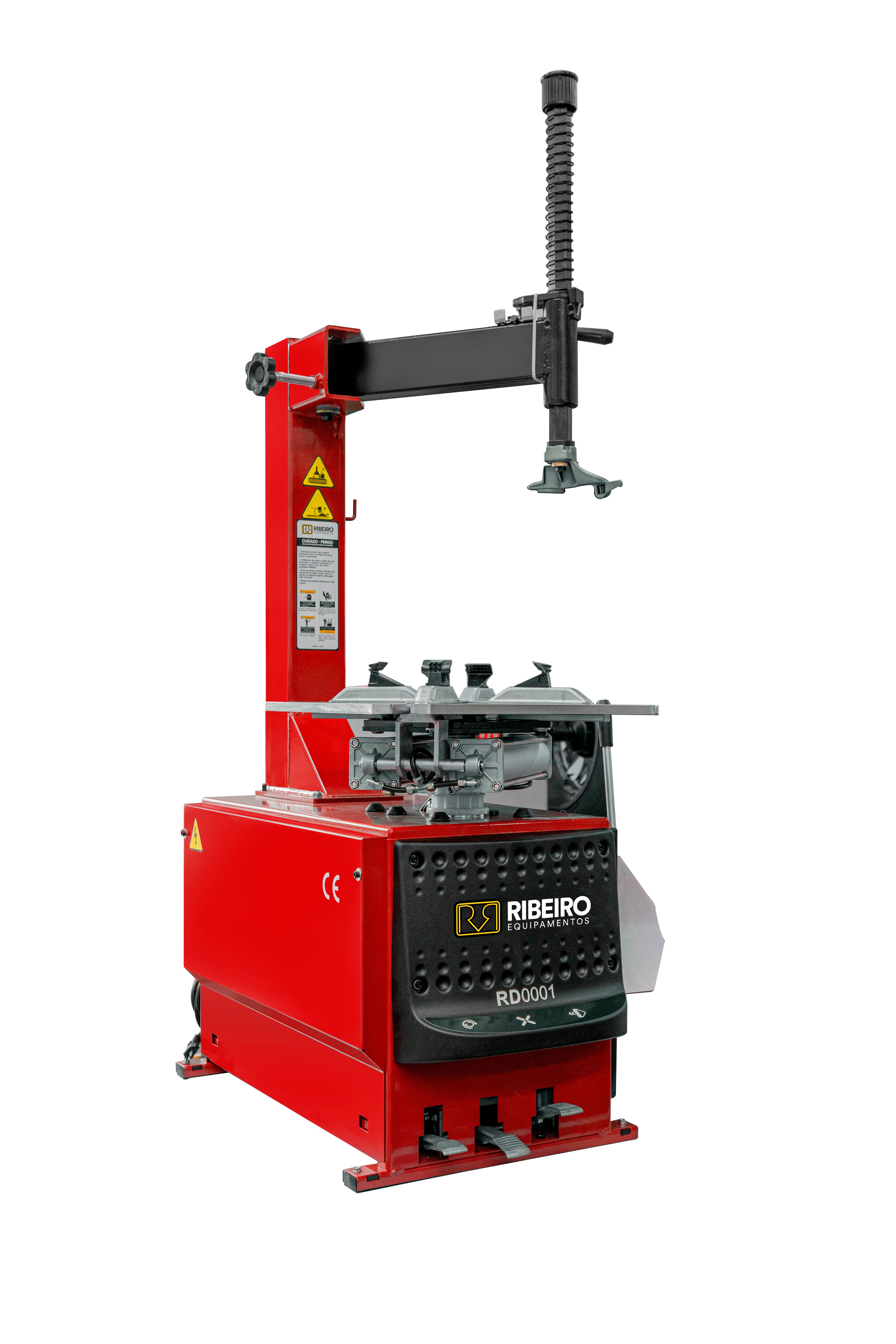 Desmontadora de Pneus Automática – Vermelha