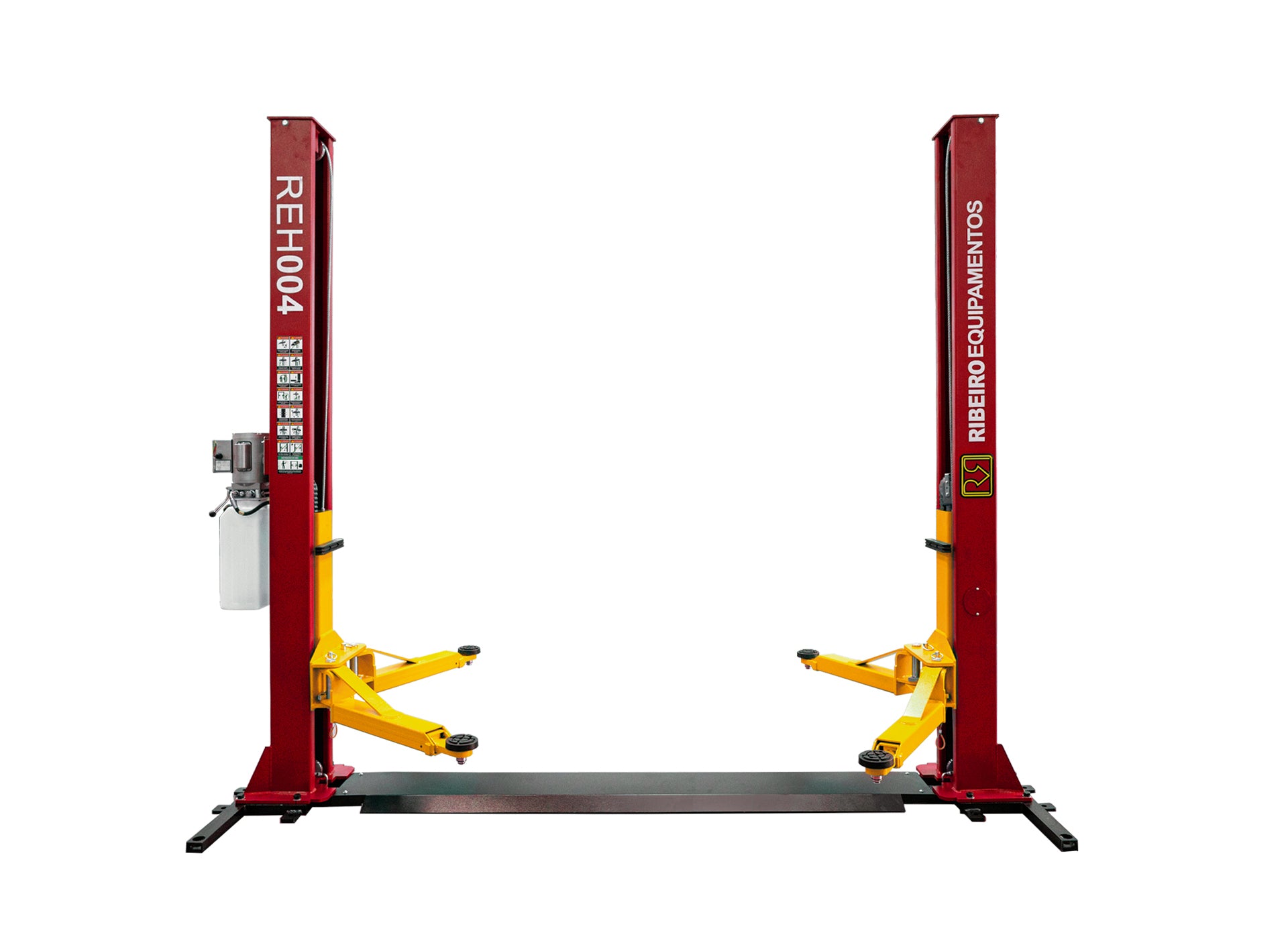 Elevador Automotivo 4.000 kg com Base – Vermelho